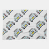 Figarations Figaro Voiture Pale Aqua Serviette de (Horizontal)