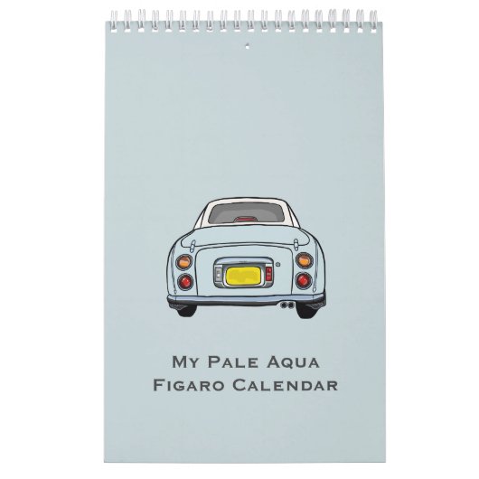 Figarations Jote Pale Aqua Figaro Calendrier de vo (Protection)