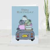 Figarations Lapis Grey Figaro Bonne carte d'annive (Devant)