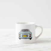 Figarations Nom Pale Aqua Figaro Espresso Mug (Droite)