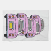Figarations Pink Figaro Voiture Convoi Serviette d (Horizontal)