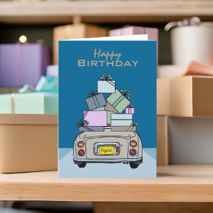Figarations Topaz Mist Figaro voiture carte d'anni