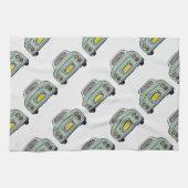 Figarations Vert Figaro Voiture Motif Serviette de (Horizontal)