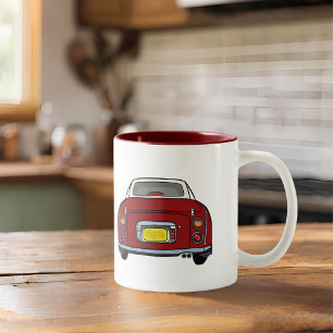 Figarines Nom Rouge Figaro Voiture Café Mug