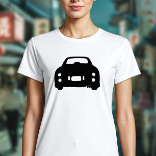 Figaro Car Black Silhouette Graphic T-shirt