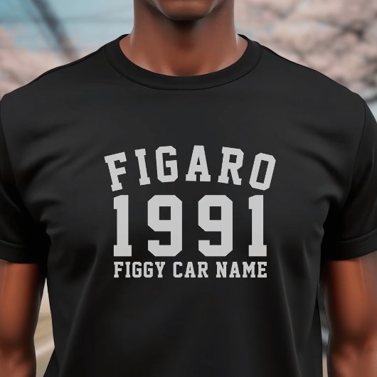 Figaro Car Name T-shirt