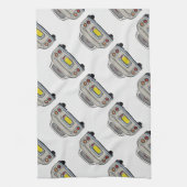 Figaro Car Topaz Mist Kitchen Towel Theedoek (Verticaal)