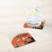 Figaro-Onderzetters Vierkante Kartonnen Onderzetter (Insitu)