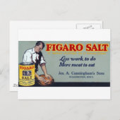 Figaro Salt Ad Washington,IA Briefkaart (Voorkant / Achterkant)
