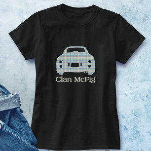 Figaro Tartan Car McFig T-shirt