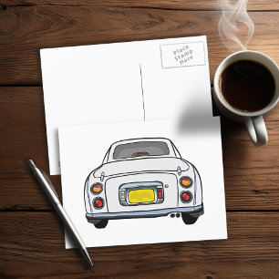 Figaro Witte figaro Briefkaart auto