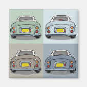 Figarons saisons Figaro Magnet de voiture (Devant)