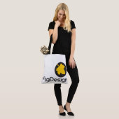 FigDesign Rickshaw Grote Zero Messenger Bag Draagtas (Op model)