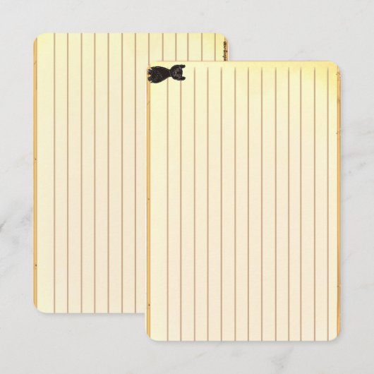 Figdewdrop Blinky the Bat recipe notecards (Voorkant / Achterkant)