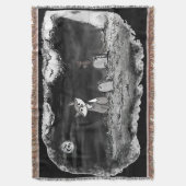 figdewdrop Fig & Blinky Graveyard Throw Blanket Deken (Voorkant Verticaal)