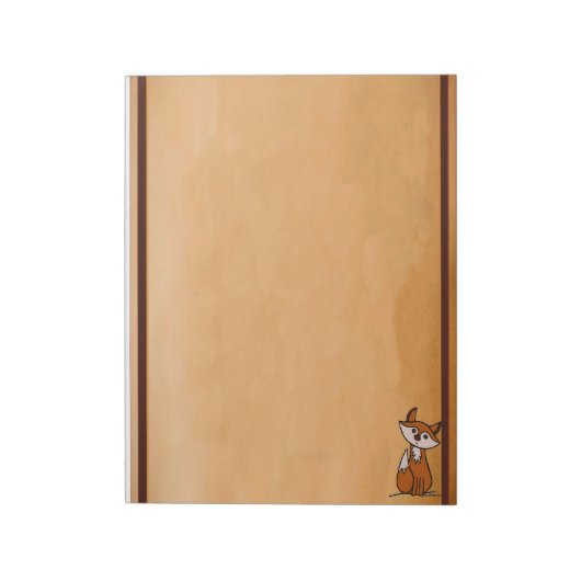 Figdewdrop Fig the fox tear away notepad Notitieblok (Gedraaid)