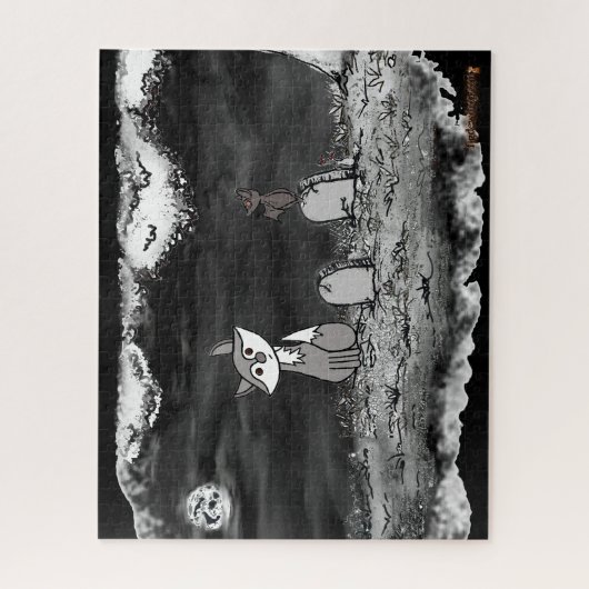 figdewdrop Graveyard Fig & Blinky Jigsaw Puzzle (Vertical)