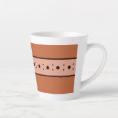 Figdewdrop Relax Beker Oranje kleine Latte Mok (Rechts)