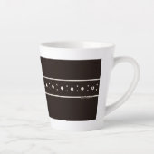 Figdewdrop Relax Cup Black BlinkyBat sm Latte Mug (Droite)