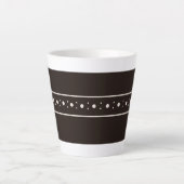 Figdewdrop Relax Cup Black BlinkyBat sm Latte Mug (Devant)