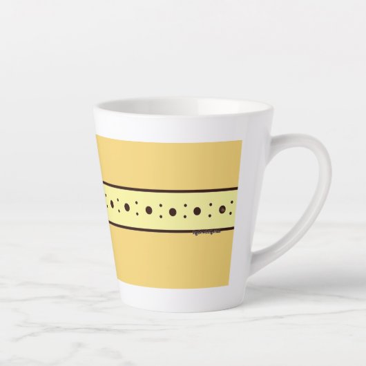 Figdewdrop Relax Cup Gold Acorn small Latte Mug Mok (Rechts)