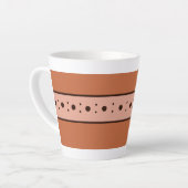 Figdewdrop Relax Cup Orange small Latte Mug (Angle gauche)