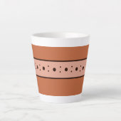 Figdewdrop Relax Cup Orange small Latte Mug Mok (Voorkant)