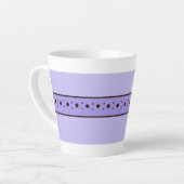 Figdewdrop Relax Cup Violet Purple small Latte Mug (Angle gauche)