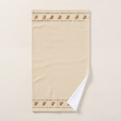 figdewdrop Squirrel Acorn & Leaves Bath Towel Set Bad Handdoek (Handdoek)