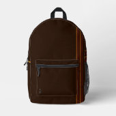 figdewdrops Bear Brown Backpack Bedrukte Rugzak (Voorkant)