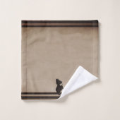 figdewdrops Blinky the Bat bath towel set (Gant de toilette)