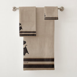 figdewdrops Blinky the Bat bath towel set Bad Handdoek