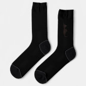 figdewdrops Blinky the Bat Black crew socks Sokken (Links)