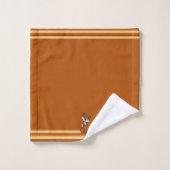 figdewdrops Fig le renard Orange Serviette de Bain (Gant de toilette)