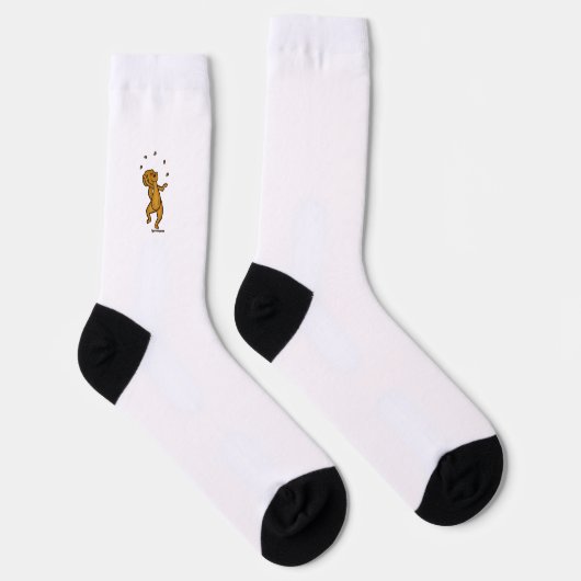 figdewdrops Juggling Squirrel crew socks Sokken (Rechts)