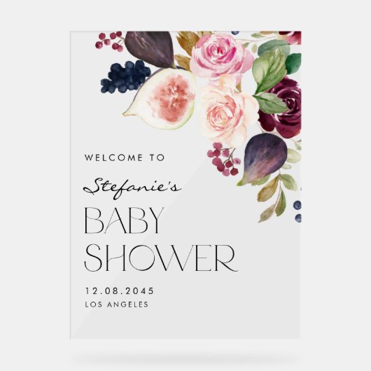 Figes botaniques et Baby shower des fleurs de Bour (Recto)