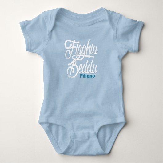 Figghiu Beddu Baby Bodysuit (Voorkant)