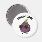 Figgin Cool Funny Fig Food Pun Magneet (Voorkant / Achterkant)