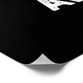 Figgin Geweldige Funny Fruit Fig Pun Dark BG Poster (Hoek)