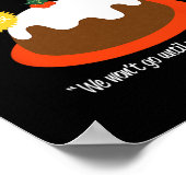 Figgy Pudding Retro T Christmas Poster (Hoek)