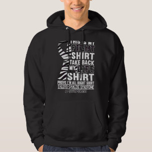 Figh I Zebra Ribbon I Ehlers Danlos Syndrome Hoodie