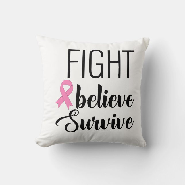 Fight & Believe Pillow Kussen (Voorkant)