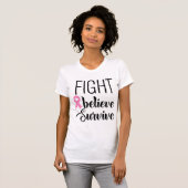 Fight & Believe T-shirt (Voorkant volledig)