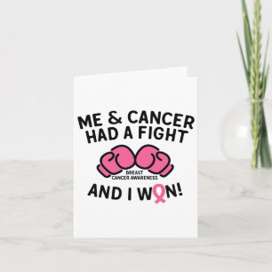 Fight Breast Cancer I Won Breast Cancer Survivor S Kaart