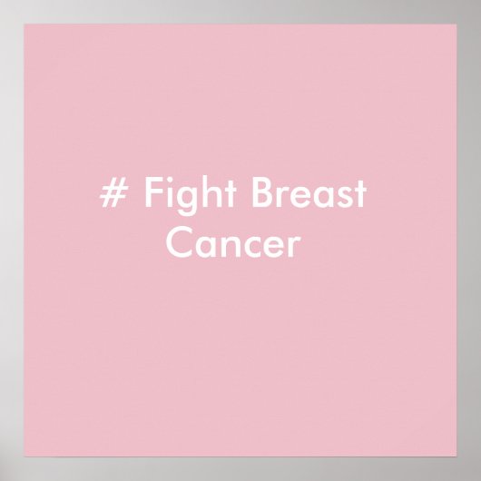 # Fight Breast Cancer Poster (Voorkant)