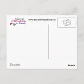 Fight Cure SMA - lint Briefkaart (Achterkant)