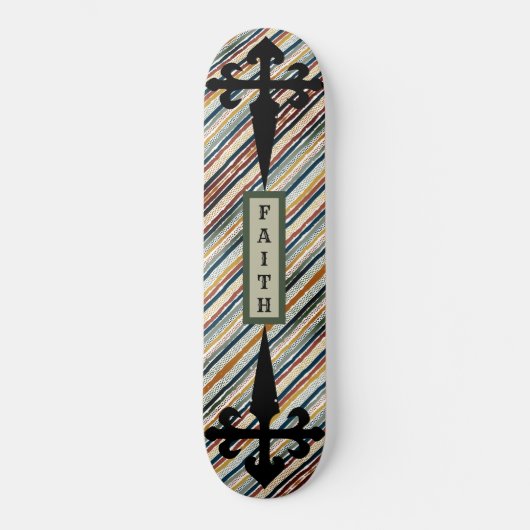 Fight for Faith Order of Santiago Cross Skateboard (Recto)