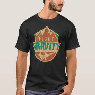 Fight Gravity - Mountain Wall Escalade T-shirt Ess