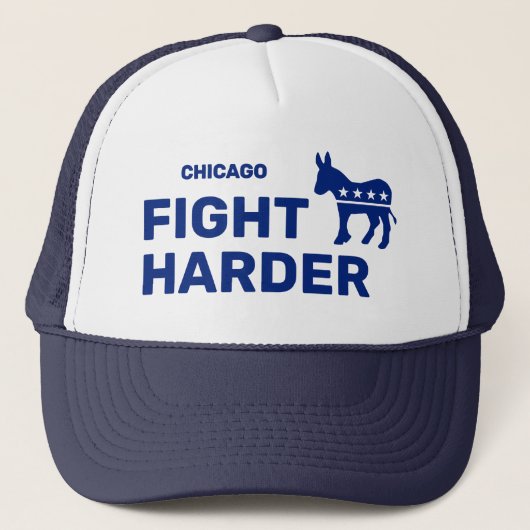 Fight Harder™ Trucker Hat (Aanpassen!) Trucker Pet (Voorkant)