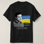 Fight Is Here Oekraïne President Zelensky Legen T-shirt (Design voorkant)